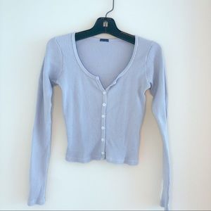 Brandy Melville Blue Zelly Top